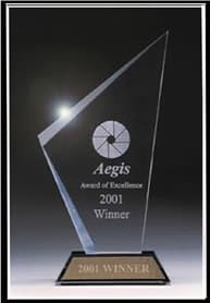 Aegis Award of Excellence 2001