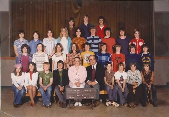 Marie Rackham's seventh grade class at Willow Point Elementary