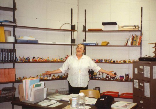 Marie collectibles-opt Marie in her Phoenix Middle School classroom