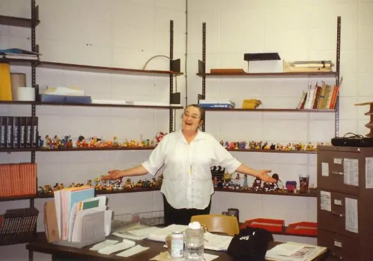 Marie in her Phoenix Middle School classroom