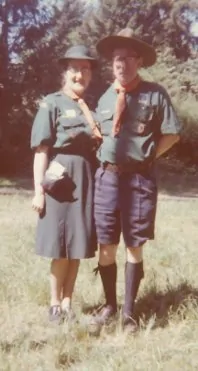 Marie and Bob Rackham, cub scout leaders