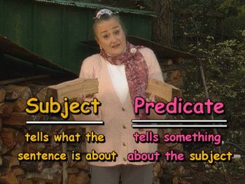 The predicate tells something about the subject.