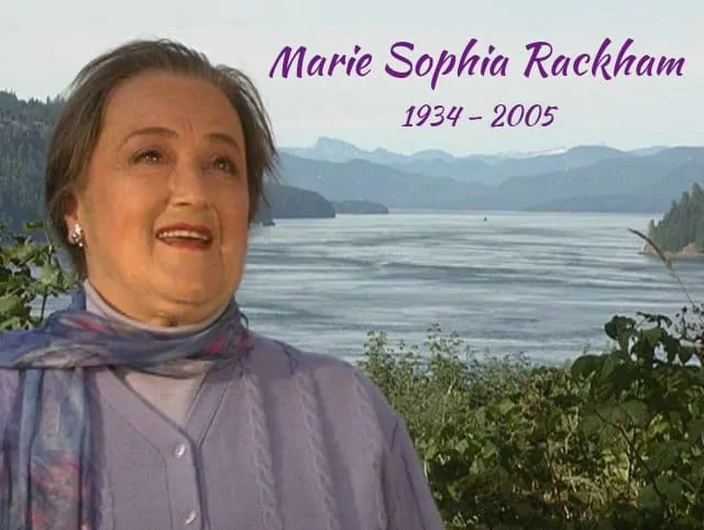 Marie Sophia Rackham 1934-2005