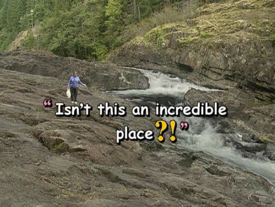 "Isn't this an incredible place?!"