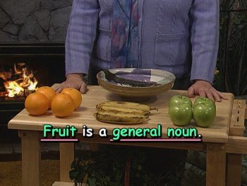 Fruit is a general noun.