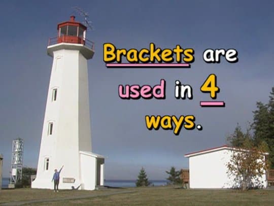 Brackets are used in 4 ways.