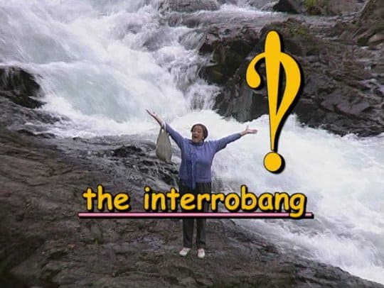 The interrobang?!