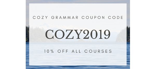 10 percent Subscriber Coupon Code 2019 COZY2019