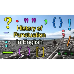 History of Punctuation in English