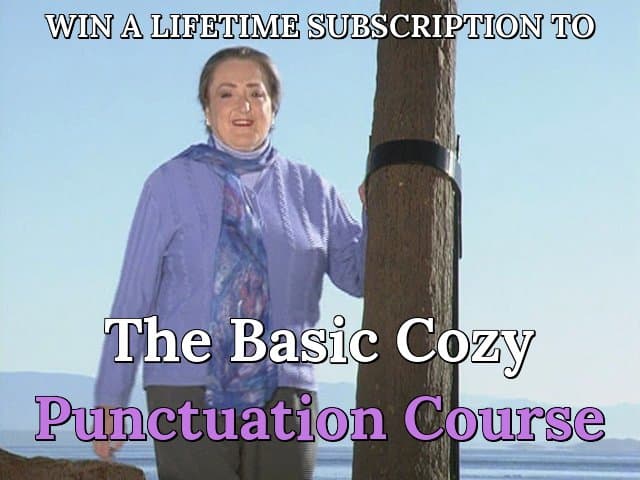 Win a lifetime subscription to The Basic Cozy Punctuation Course