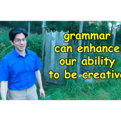 grammar can enhance our ability to be creative