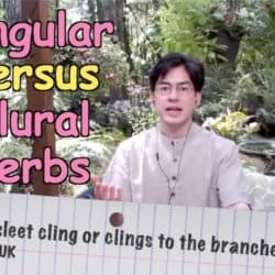 singular versus plural verbs