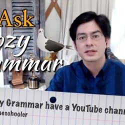 Does Cozy Grammar have a YouTube Channel?