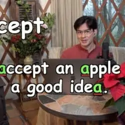 accept: I'll accept an apple and a good idea.