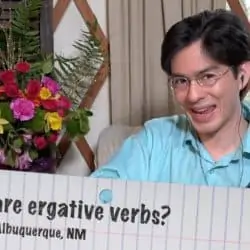 What are ergative verbs?