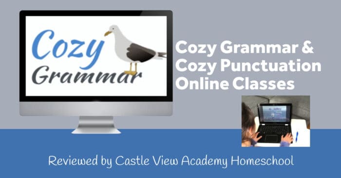 Castle View Academy review Cozy Grammar and Cozy Punctuation Courses