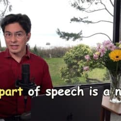 What part of speech is a number?