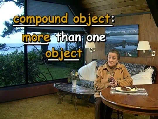 more than one object
