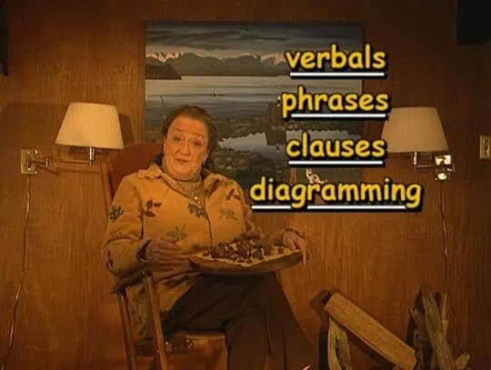 verbals, phrases, clauses, diagramming